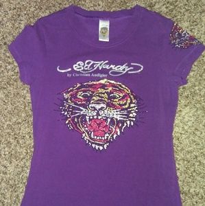 Authentic Ed Hardy ladies blouse